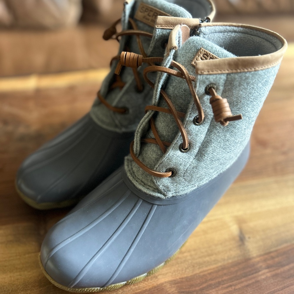 Sperry Saltwater Wool Embossed Thinsulate Duck Boot